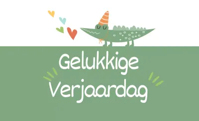 Verjaardag met alligator