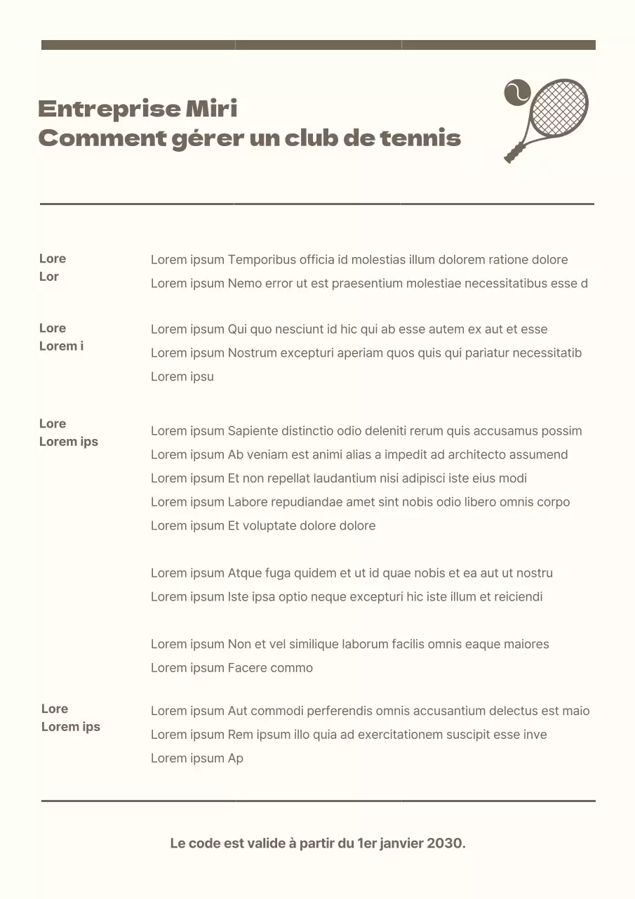Comment gérer un club d'entreprise dans des tons bruns atténués et des jaunes clairs ?