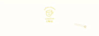 Weiß-gelbe handgezeichnete Illustration