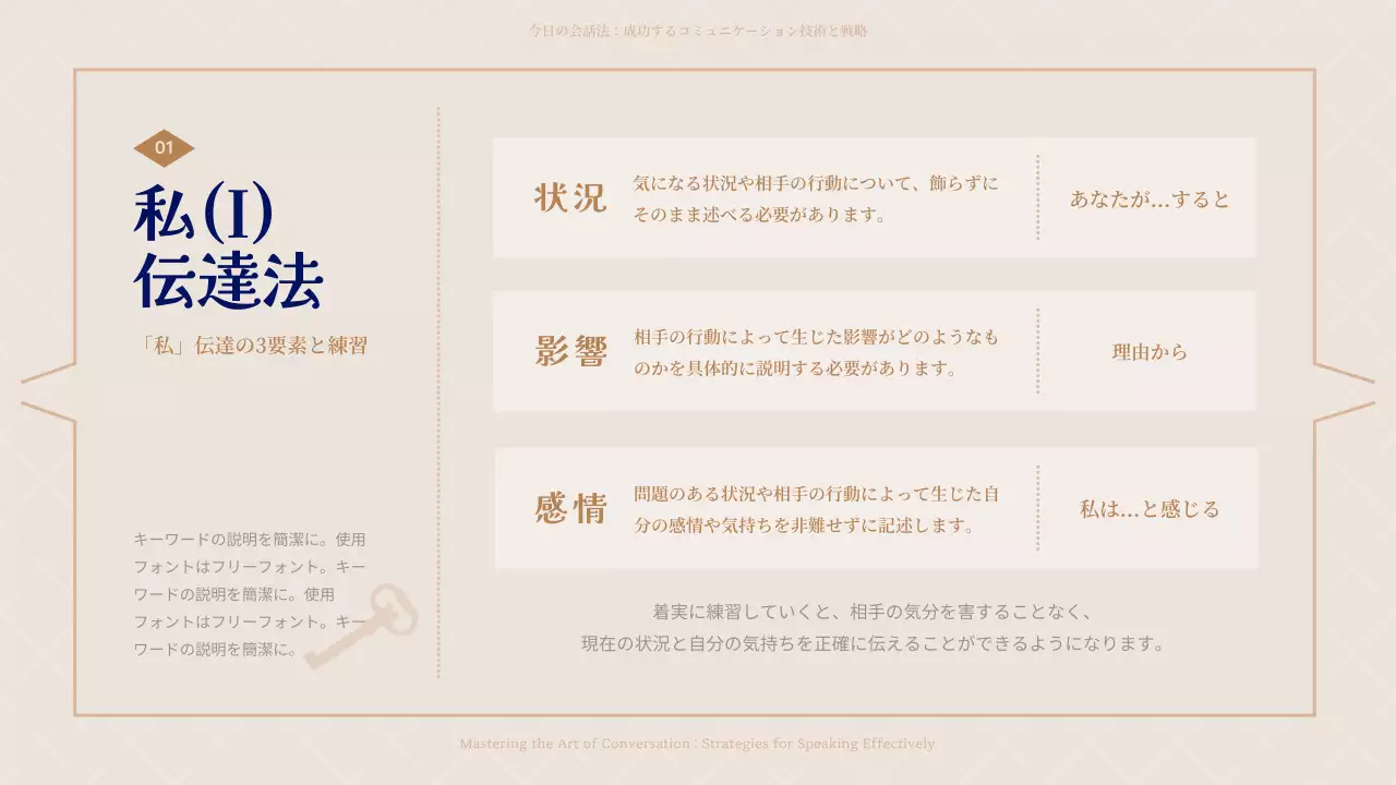 青 モダン コミュニケーション 資料 プレゼンテーション