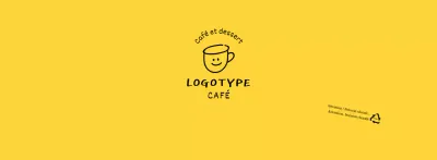 Illustration blanche et jaune dessinée à la main