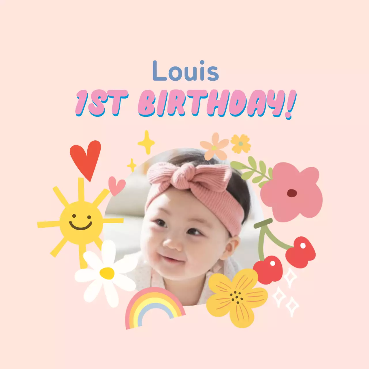 Jolie carte d'anniversaire