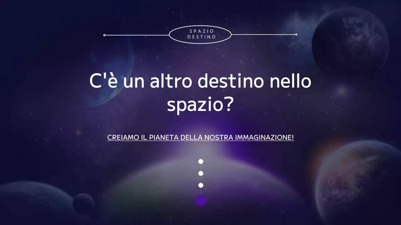 Esplorare l'universo, i pianeti e la terra in viola e nero