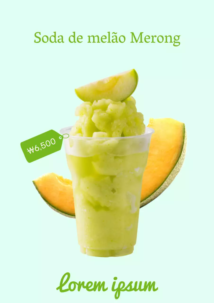 Promover uma bebida simples com menta e chartreuse