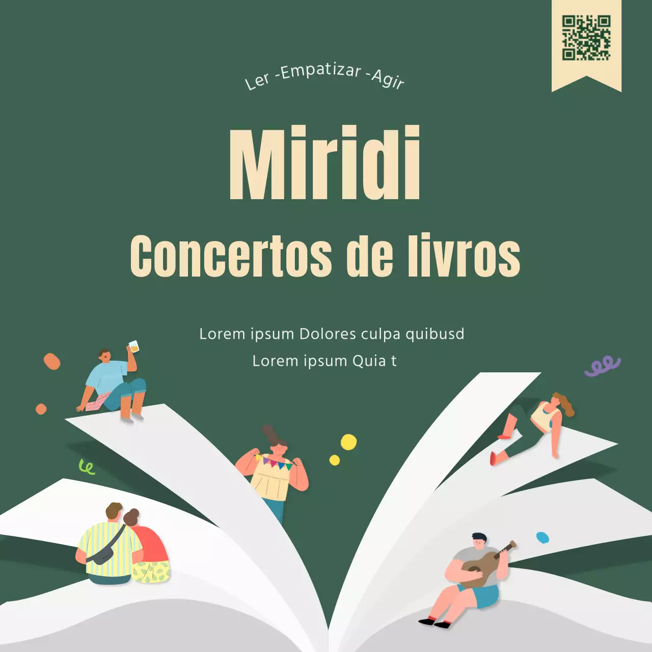 Um concerto universitário simples e ecológico