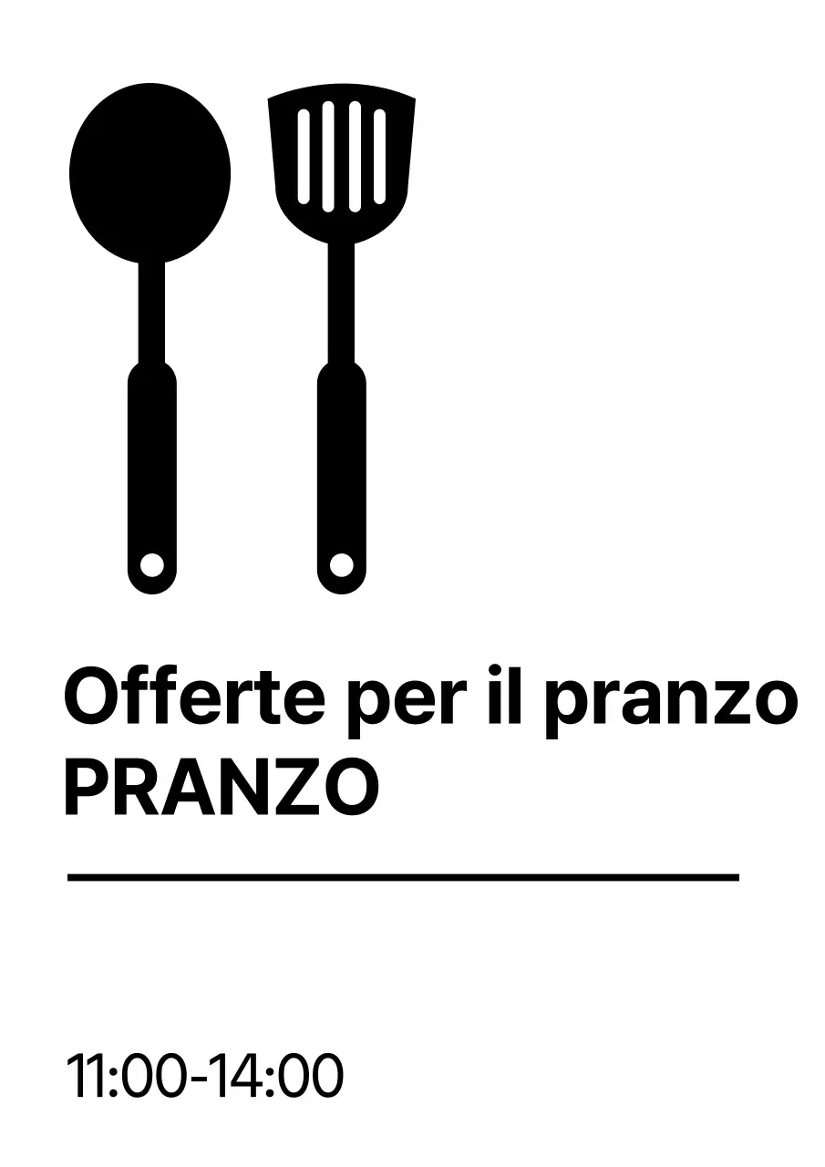 Specialità a pranzo
