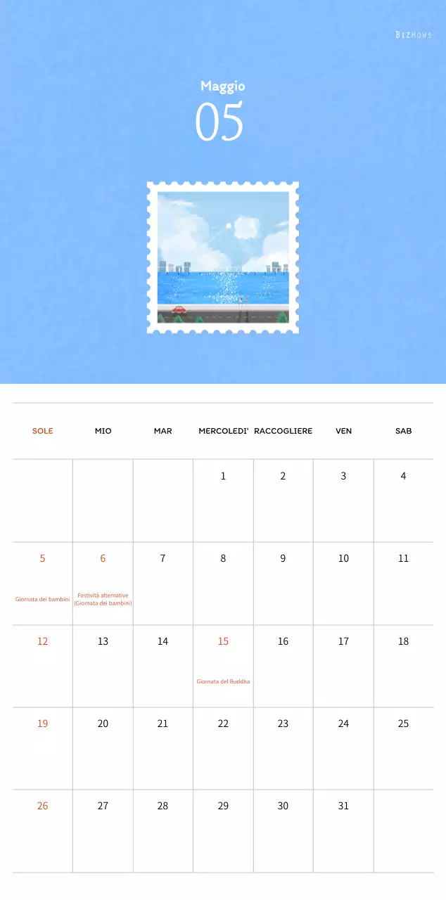 Illustrazioni di francobolli con un concetto caldo