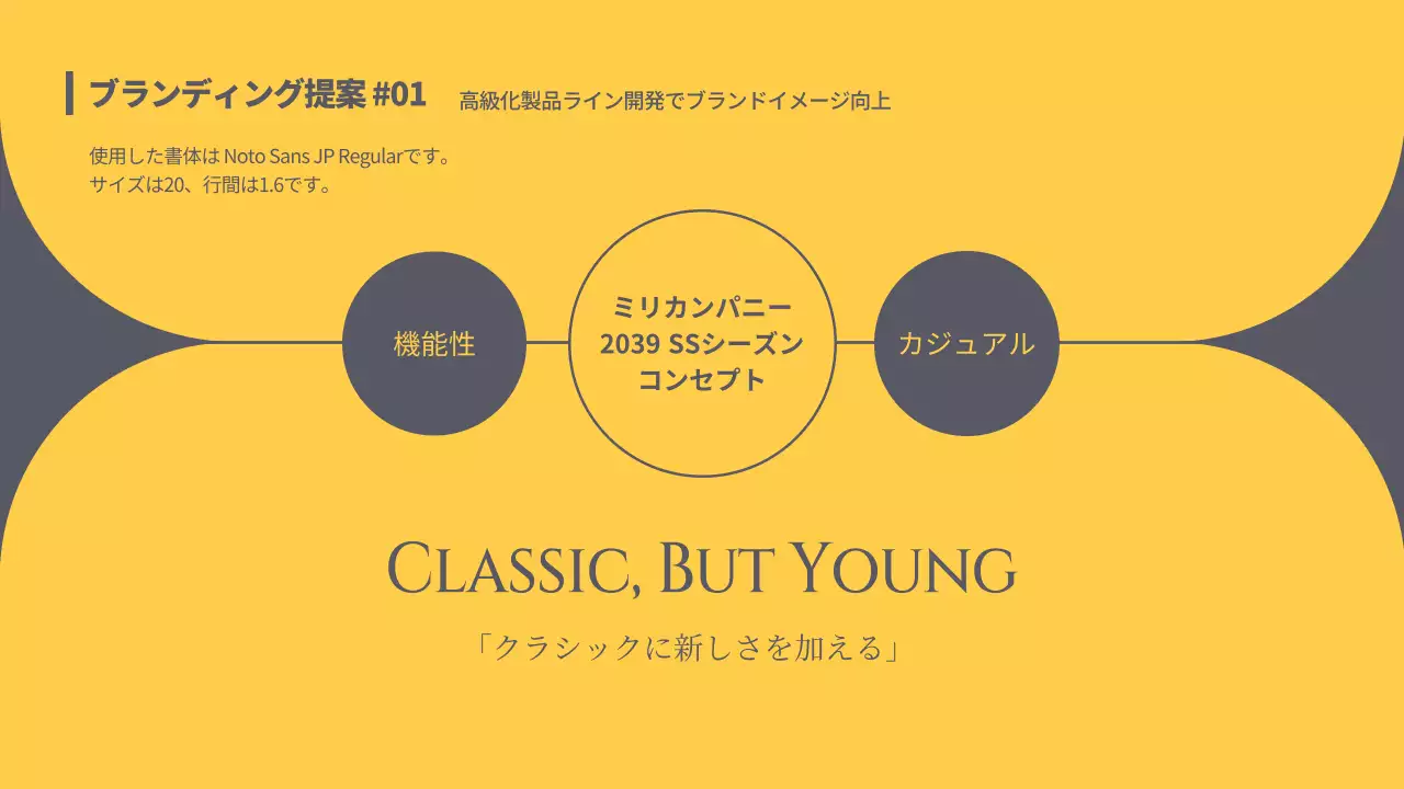 白黒 モダン ビジネス 企画書 プレゼンテーション