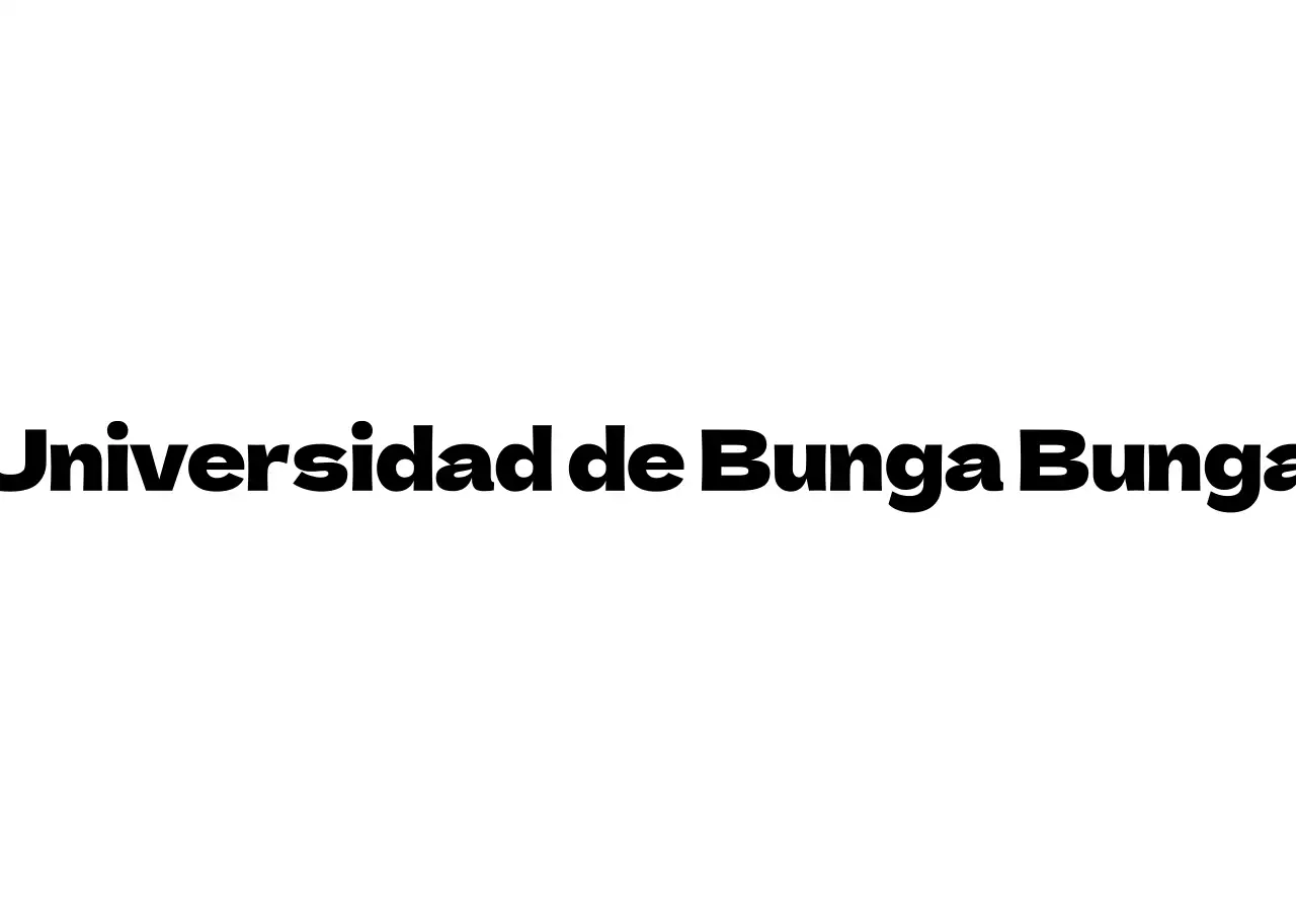 Logotipo de texto sencillo en blanco y negro