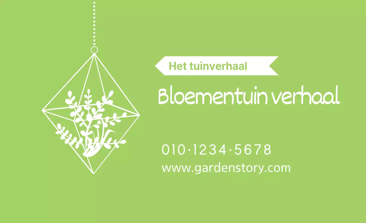 Tuinverhaal