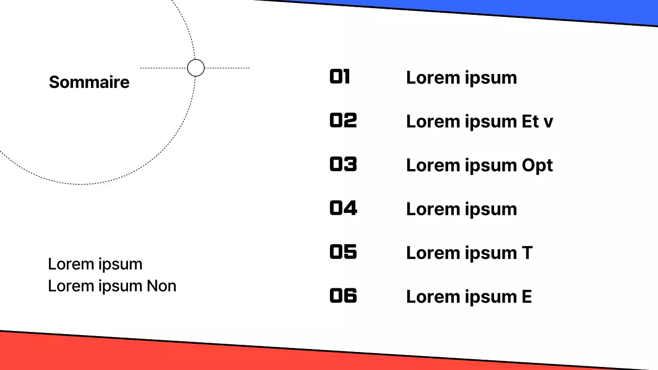 Un simple tableau de bord blanc et bleu