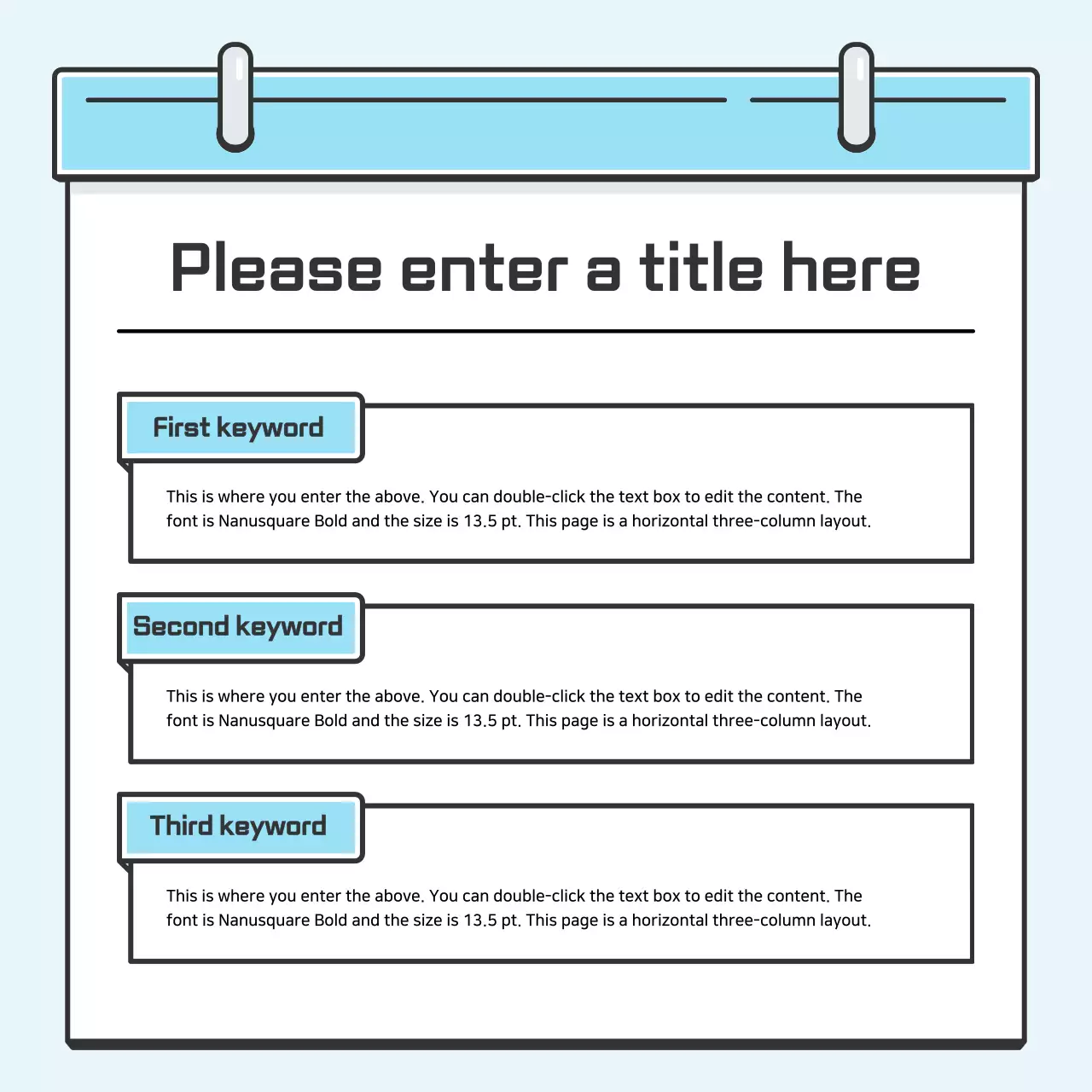 Blue Minimal Templates Guide Instagram Carousel