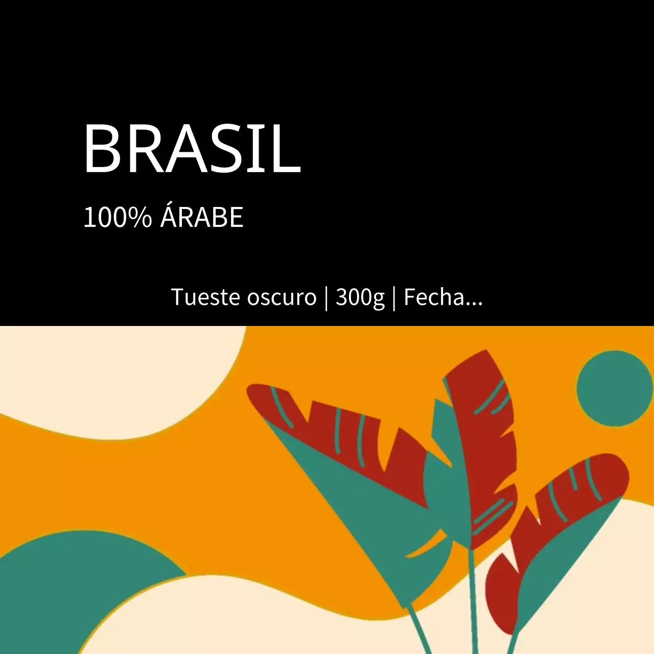 Café de marco tostado unificado negro