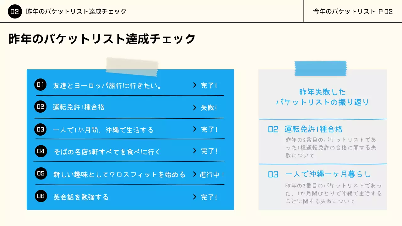 カラフル ポップ 目標 企画書 プレゼンテーション