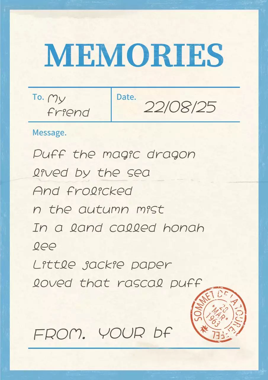 ベージュ レトロ メモ 予定表 ポスター