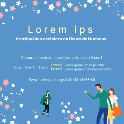 Festival des cerisiers en fleurs