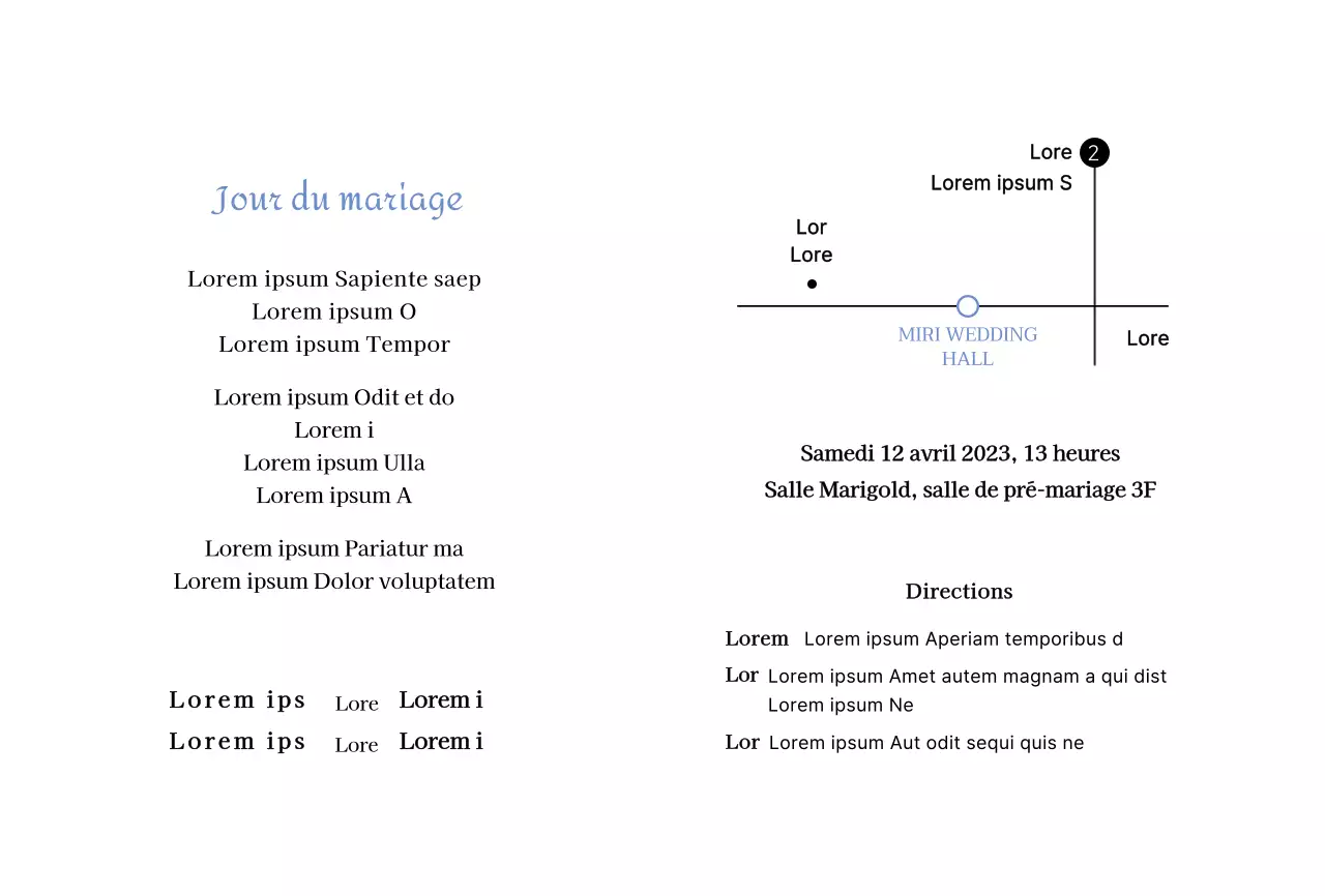Faire-part de mariage en blanc et cadres simples