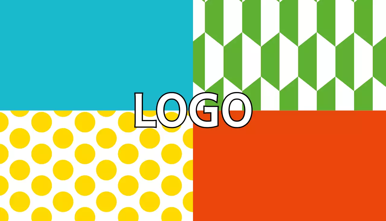 カラフル ポップ ビジネス 名刺