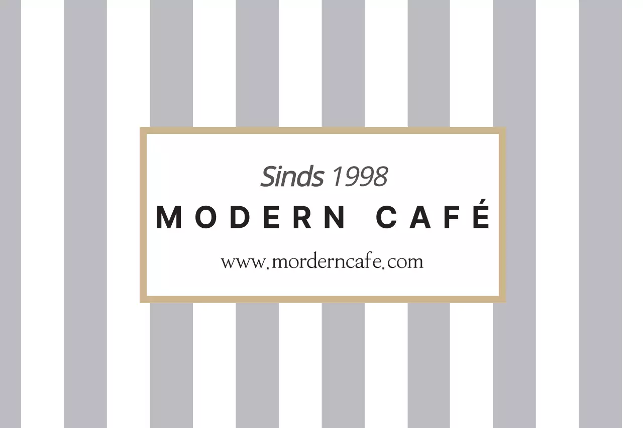 Modern café
