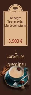 Té negro Té con leche