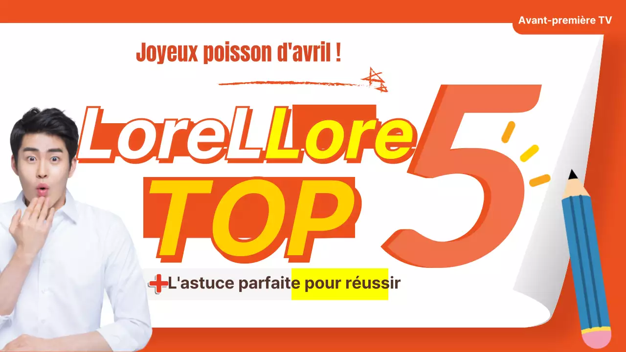 Vignette orange-jaune du poisson d'avril