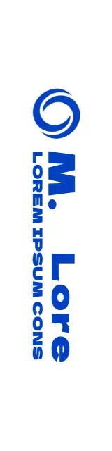 Promouvoir votre banque avec un logo simple dans un concept bancaire bleu