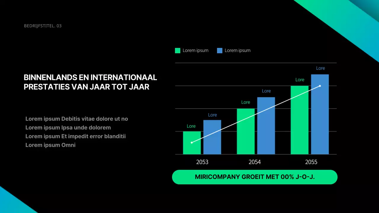 Zakelijk in zwart en verlopen