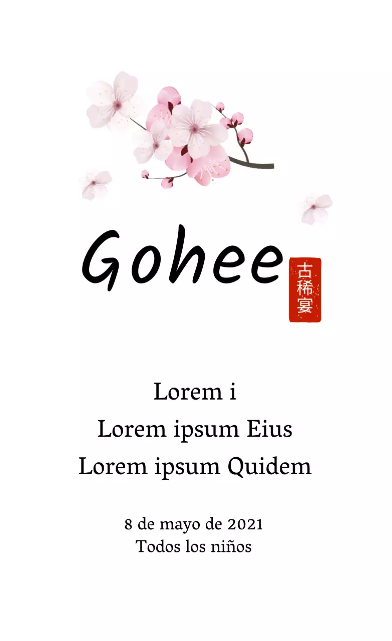 Letra blanca ilustrada resaltada Etiqueta tradicional de agradecimiento sencillo