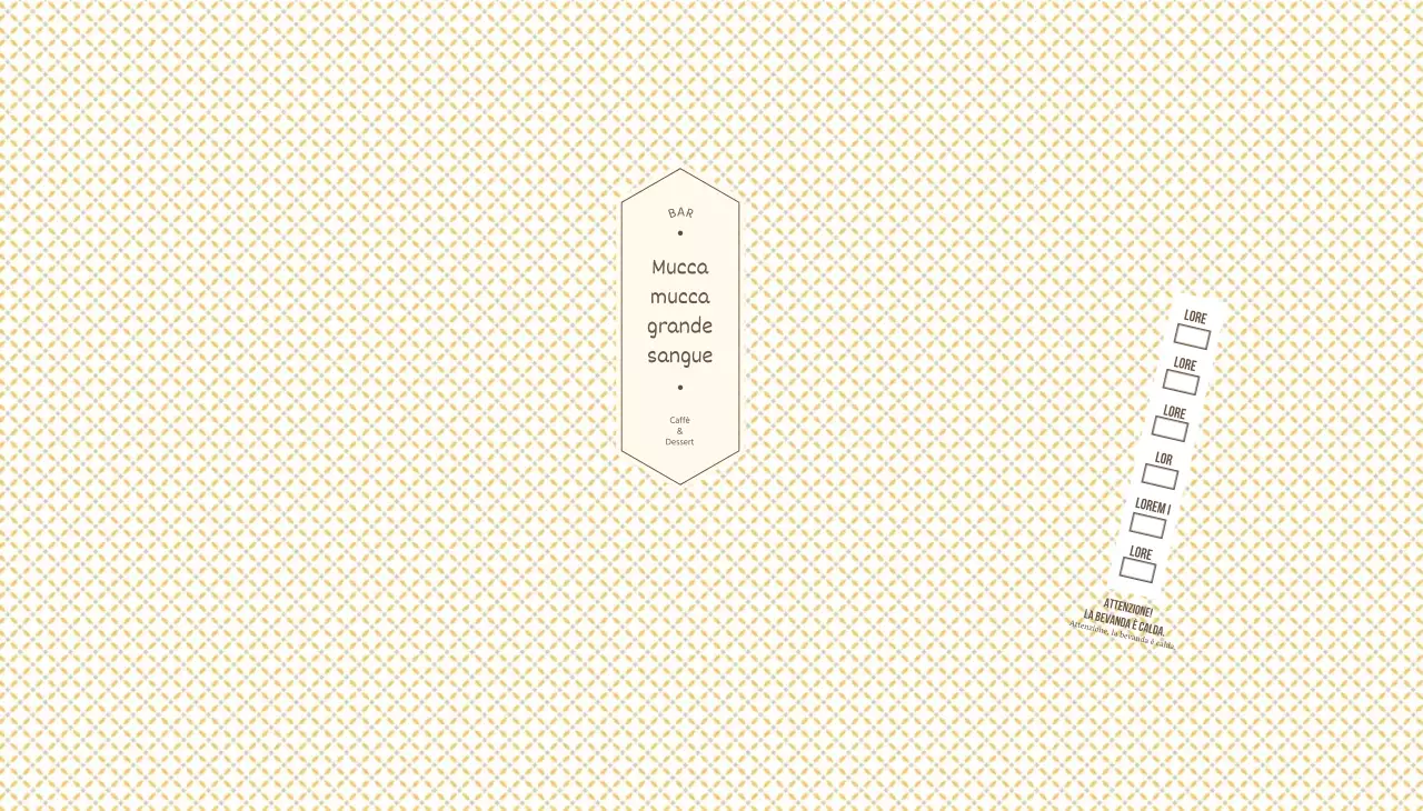 Caffè a scacchi gialli