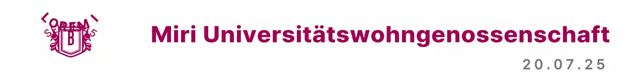 Lila und grau einfache moderne Universität Symbol Logo Stil leben Co-op Jubiläumsfeier