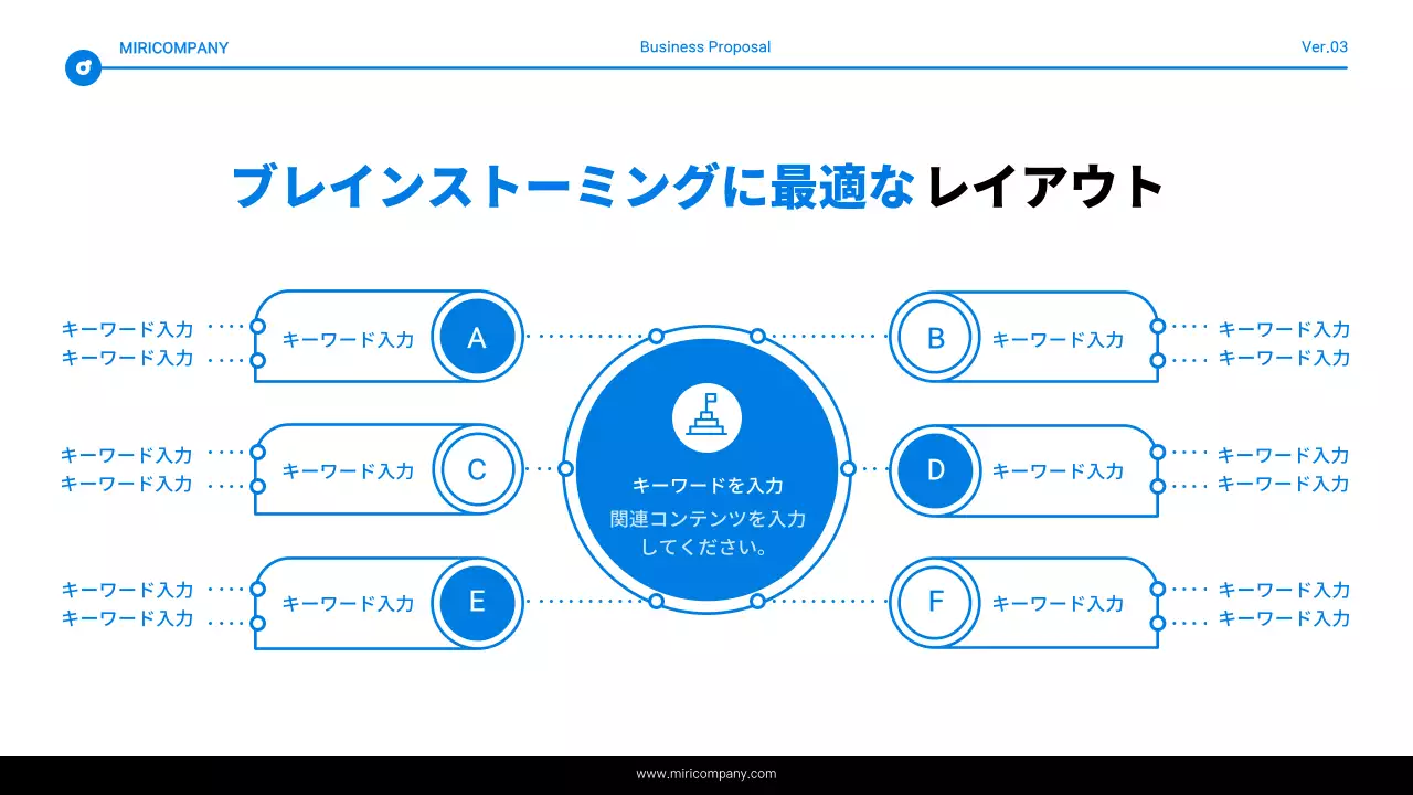 青と白のシンプルなテキスト強調表示レポート