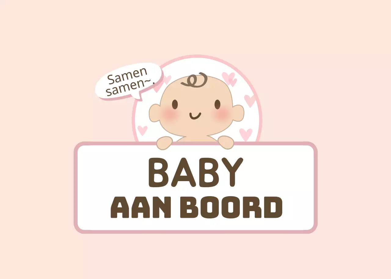 Roze witte schattige illustratie met een kind dat rijdt