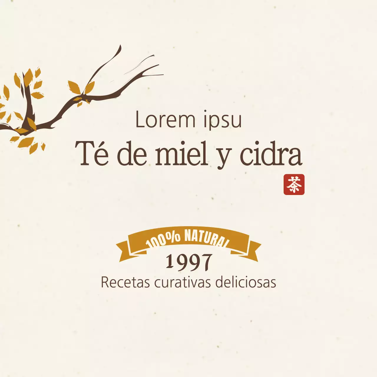 Té de miel y cidra