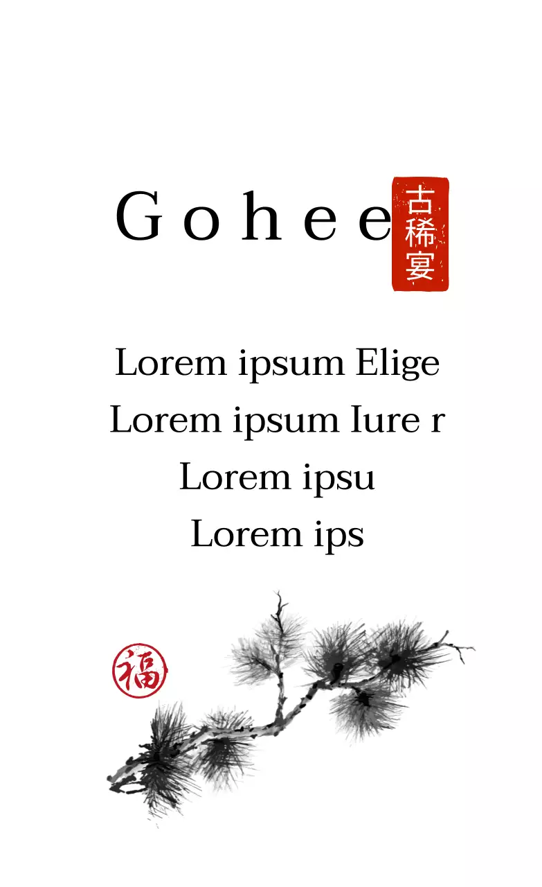 Witte geïllustreerde letters benadrukken Traditioneel eenvoudig bedanklabel