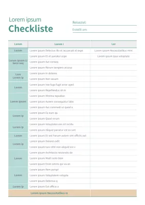 Eine einfache Checkliste für grüne Geschäftsschritte