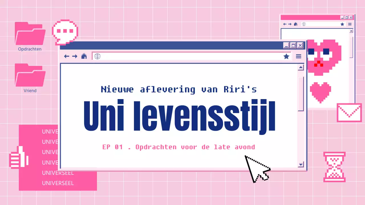 Roze, digitaal, vlog voor beginners