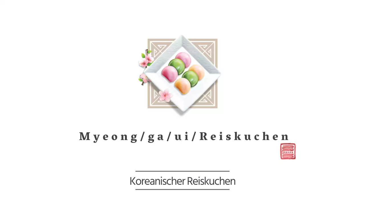 Koreanischer Reiskuchen