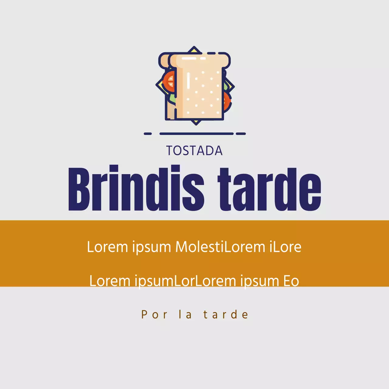 Brindis por la tarde