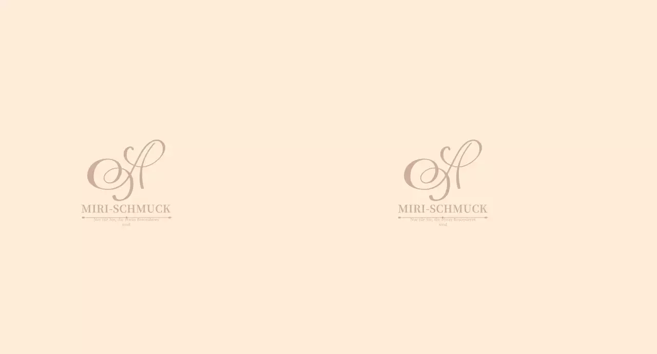Beige Simple Logo Jewellery Shop