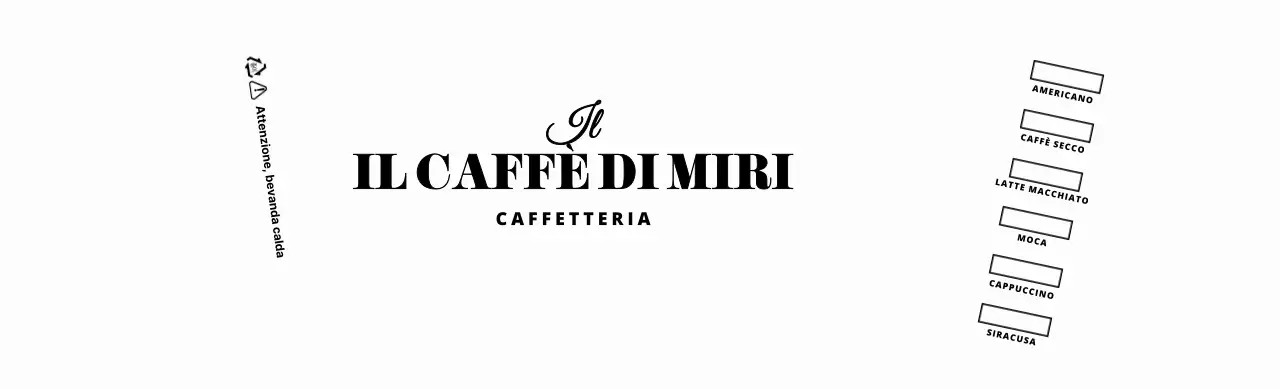 Logo con testo semplice in nero e arancione