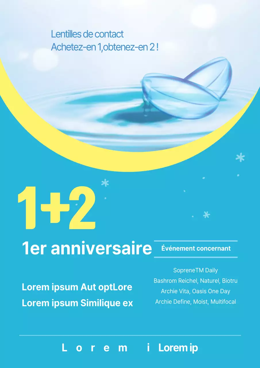 Événements de l'objectif