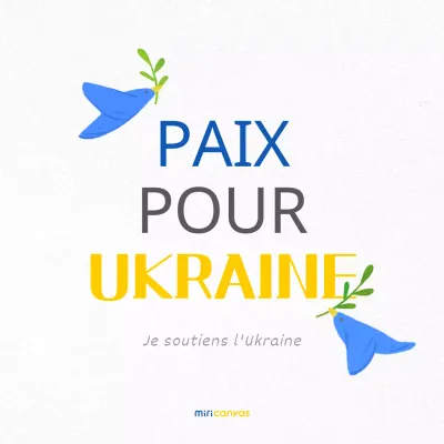 Concept d'aquarelle souhaits de paix en bleu et jaune