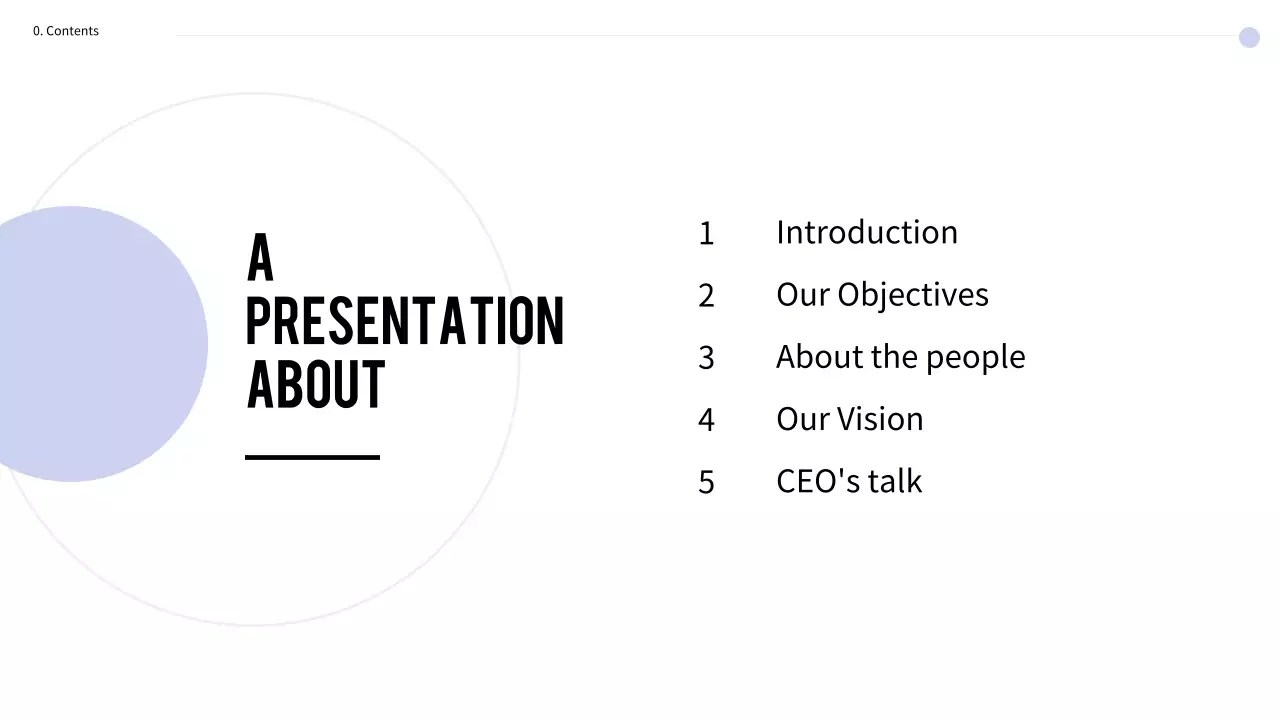 青 シンプル プラン プレゼンテーション