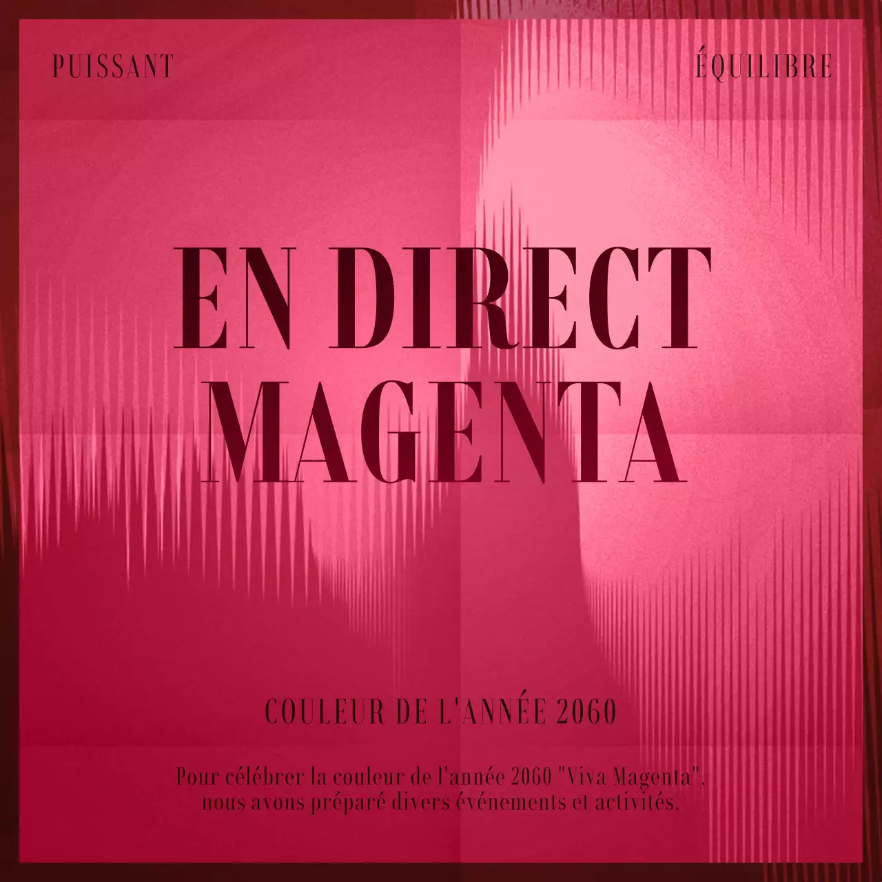 Le rose est la couleur de l'année, avec éclat