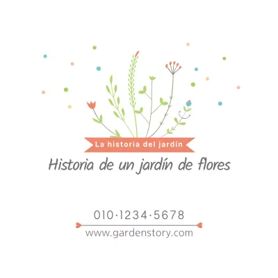 Historia de un jardín de flores