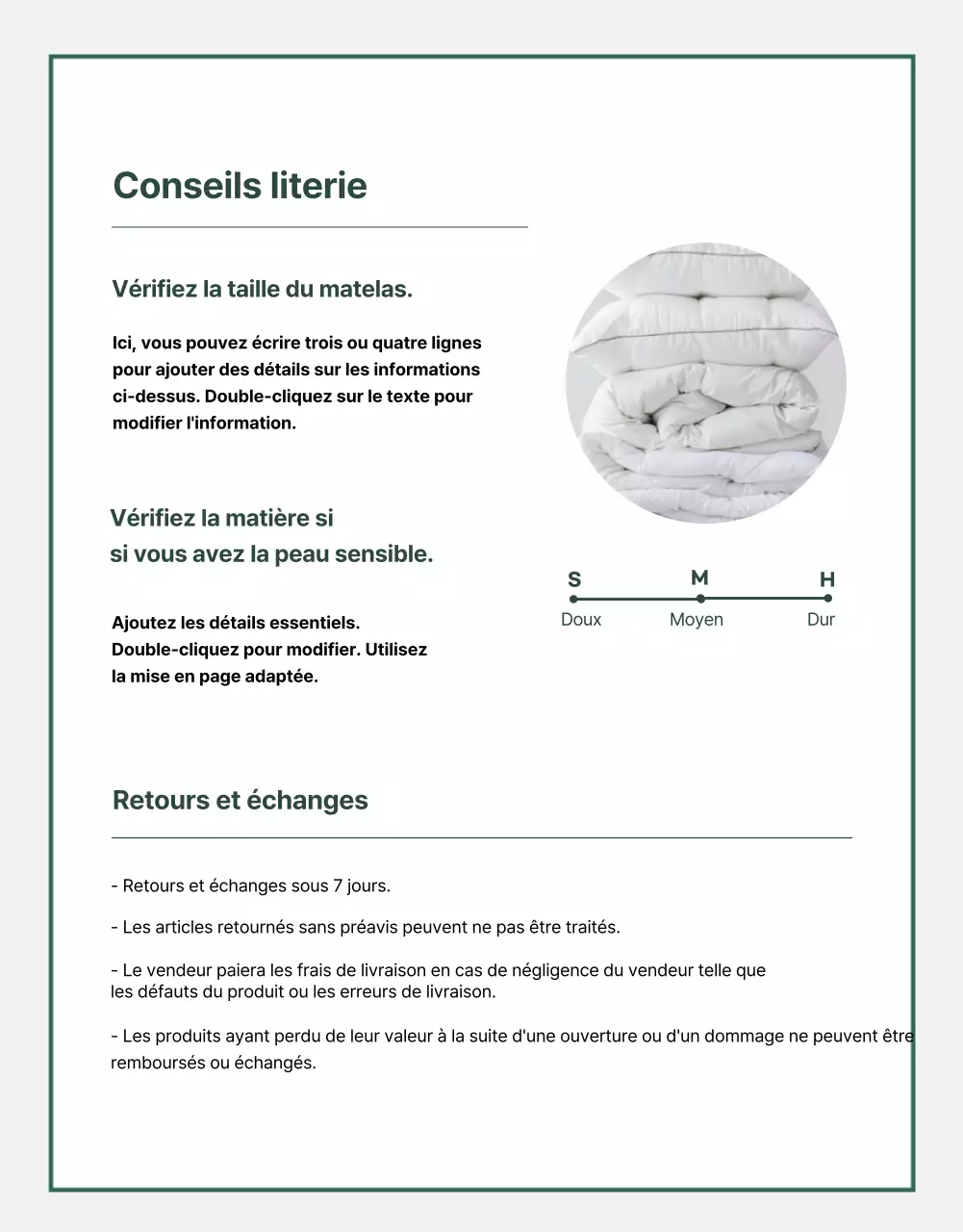 Literie de luxe dans des tons bruns modernes (plus)