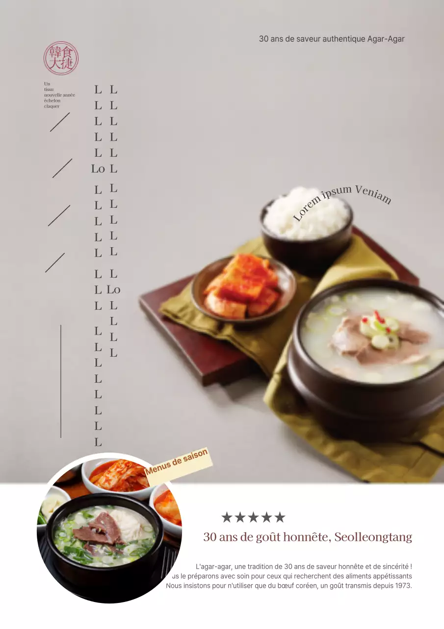 Faites la promotion de votre restaurant teppanyaki avec des photos de vos plats