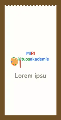 Kinderkunstschule Balsa mit weißem Skizzenbuch-Hintergrund