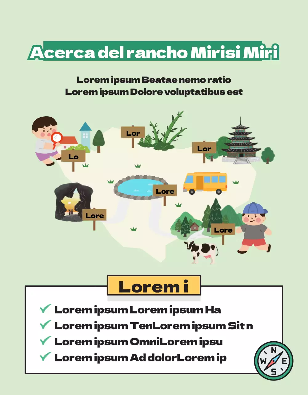 Presentamos la experiencia del rancho ilustrado