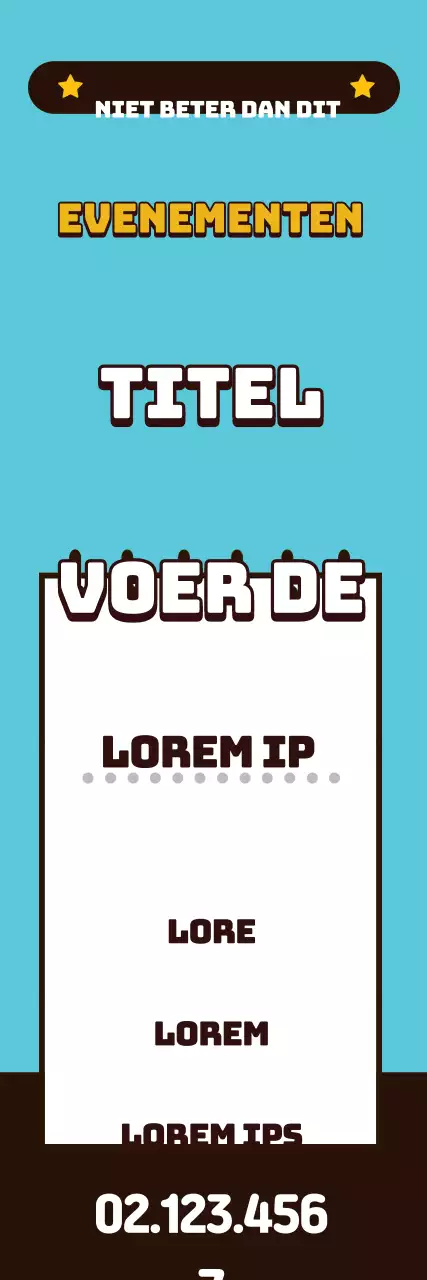 44505_Titel evenement invoeren